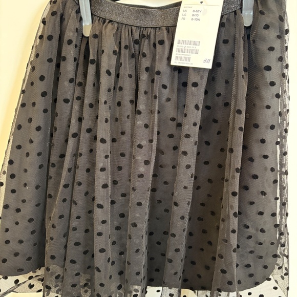 Mesh Polka Dot Skirt - Picture 2 of 3